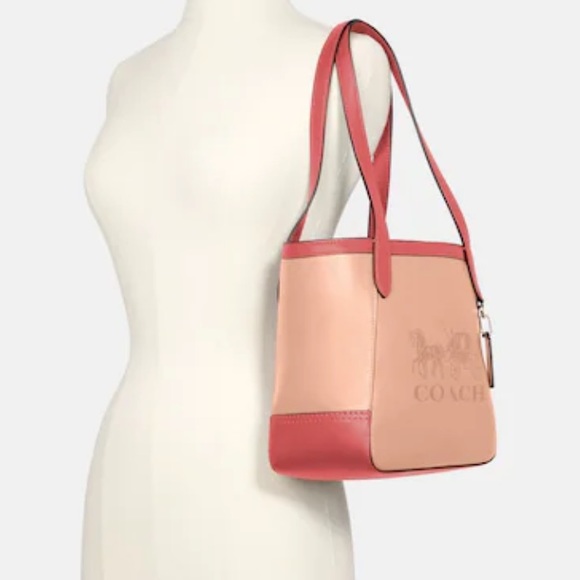 NWT Coach tote, lovely colors and design - Picture 2 of 15